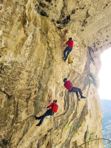 Derigging after rope rescue workshop