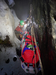 BCRC Norway visit - the pitch head in Kvanndalsgrotta