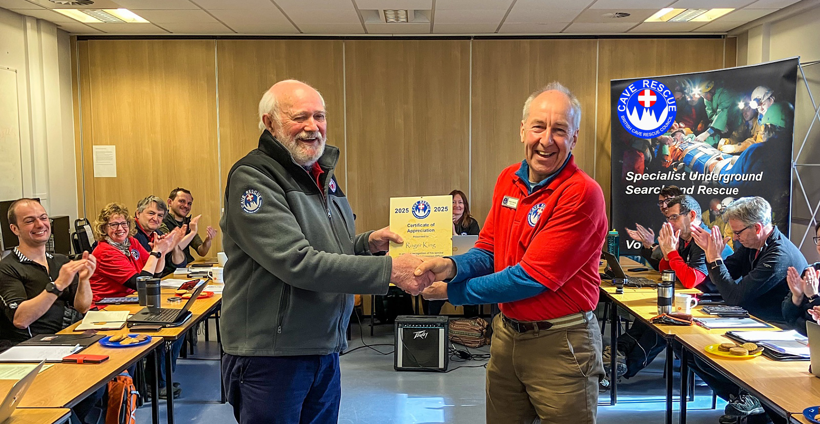 Presentation to Roger King