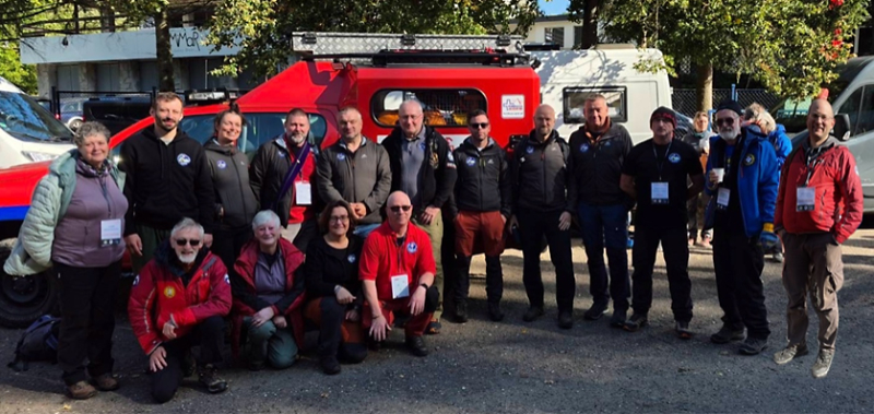 The ICRO delegation with some UK cavers